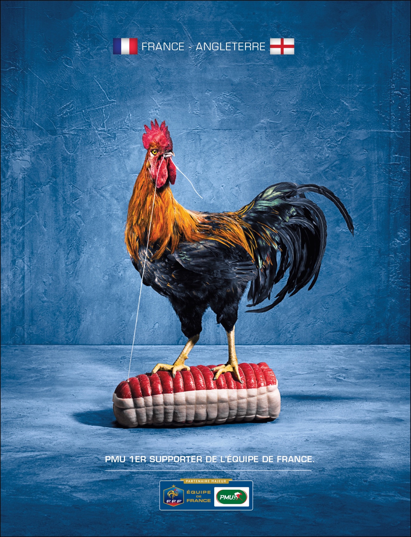 Affiche PMU France — Angleterre